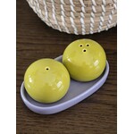 Peper en zoutstel | Paars/groen