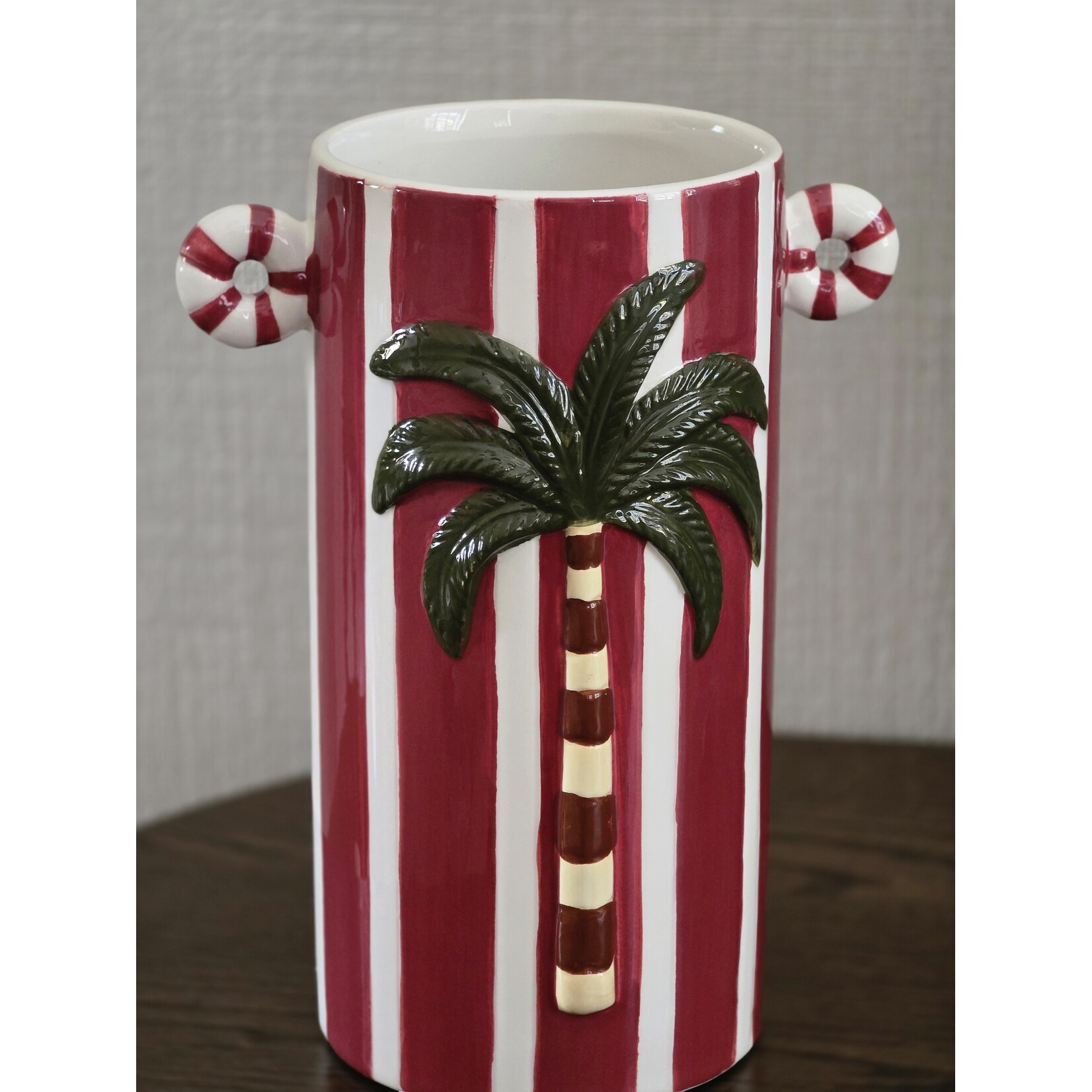 Vaas | Palmboom | Rood