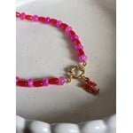 Ketting met bedel | Kreeft | Rood