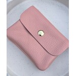 Portemonnee | Leer | Oud roze