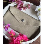 WAUW Leren portemonnee | Beige