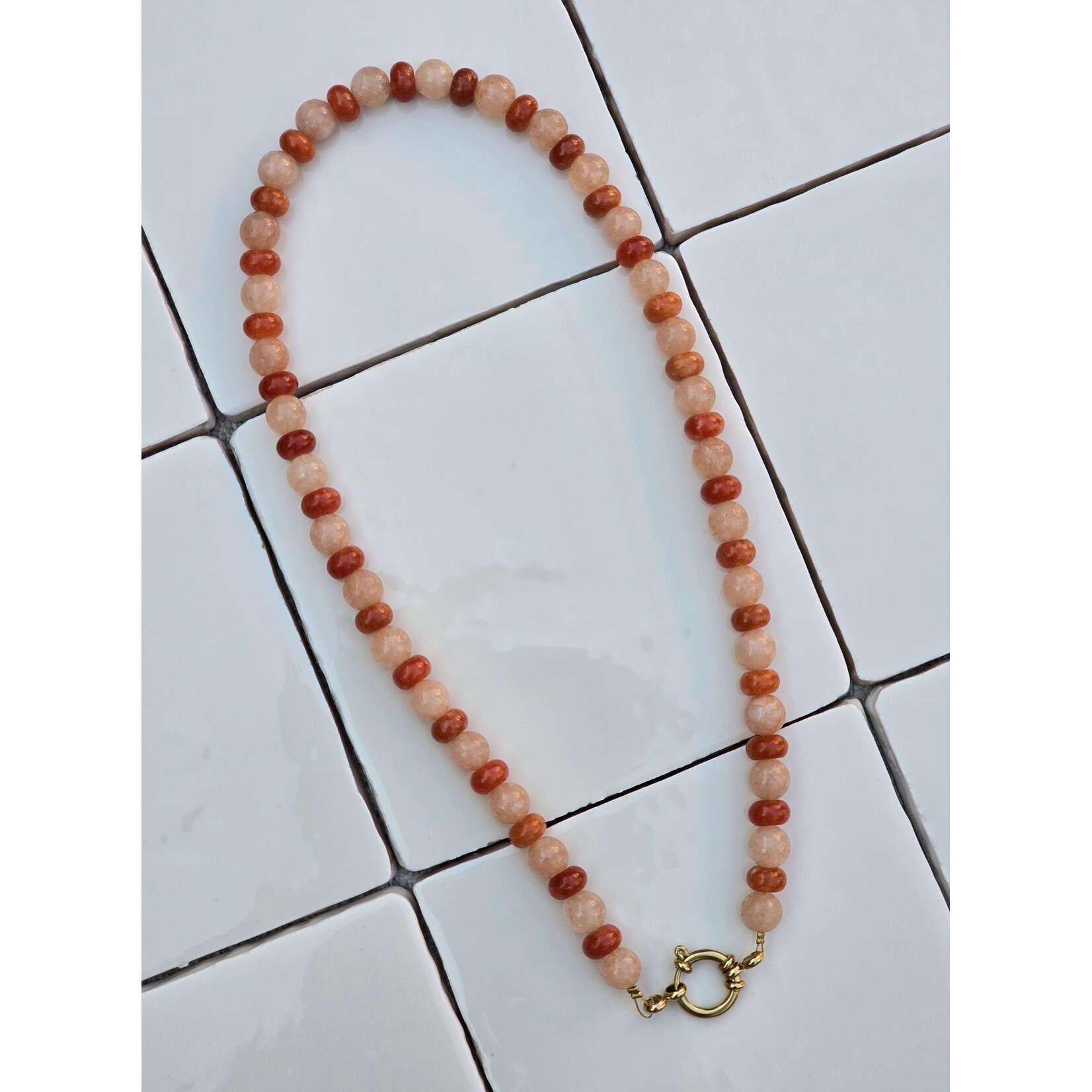 Ketting | beige/terra
