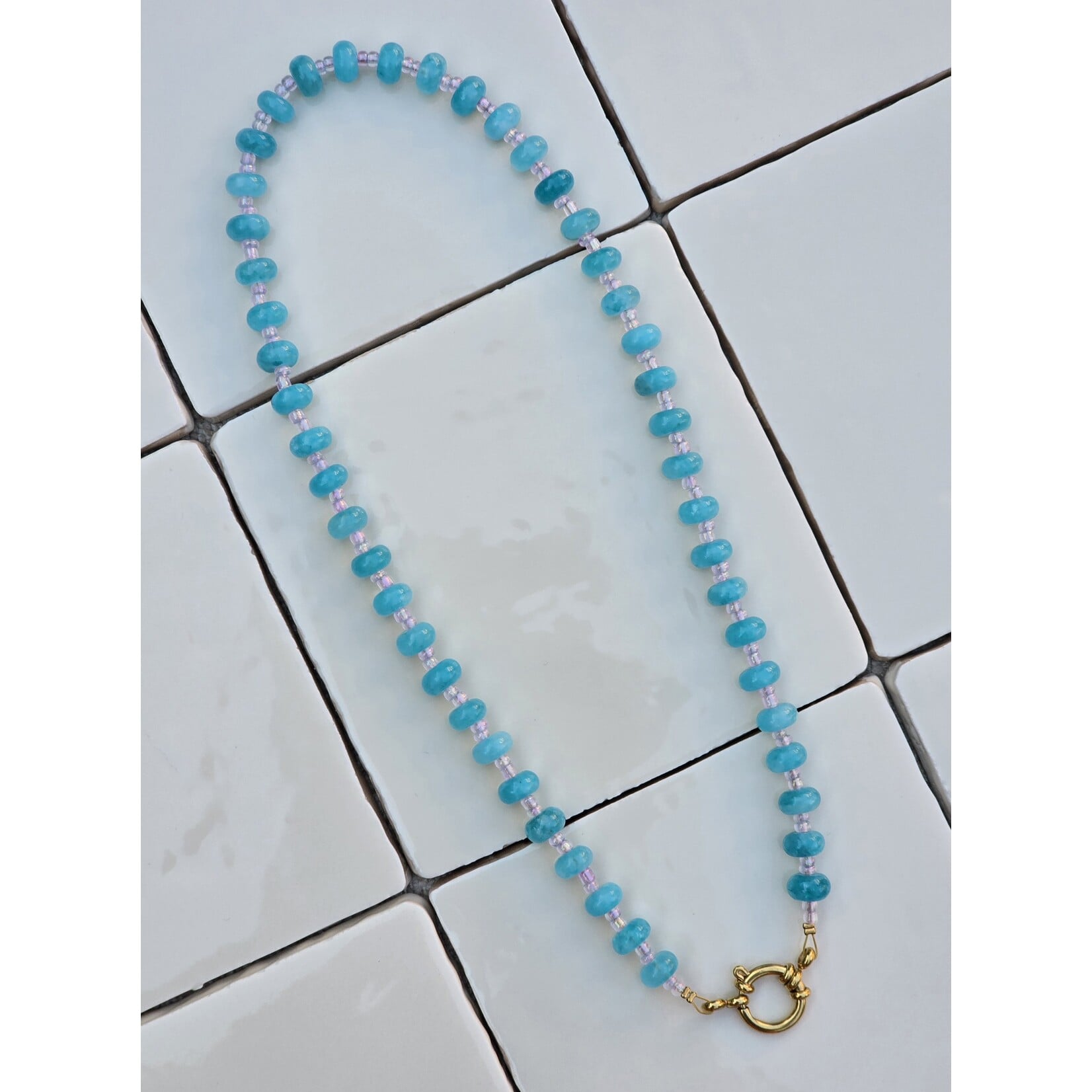 Ketting | blauw/lila