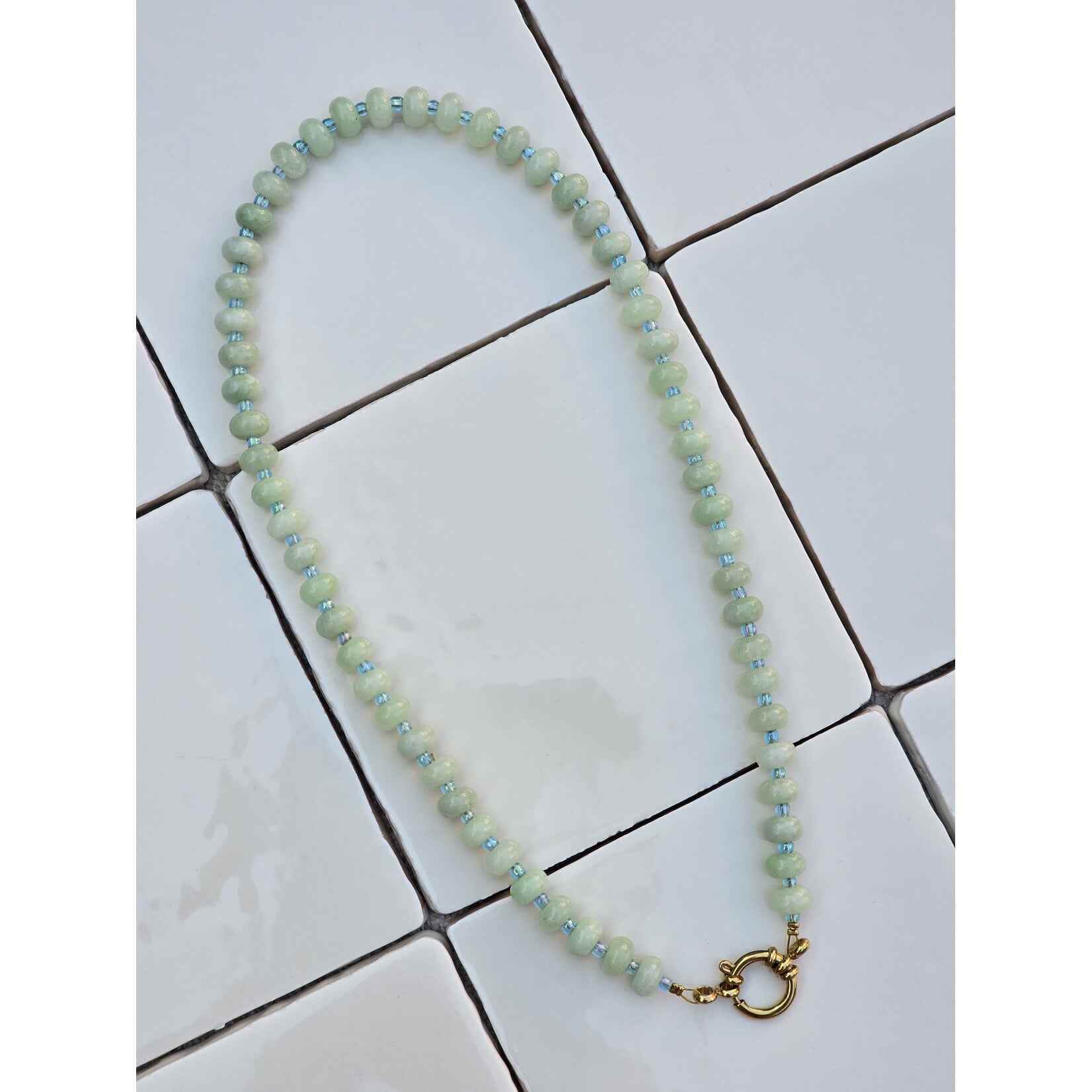 Ketting | groen/blauw