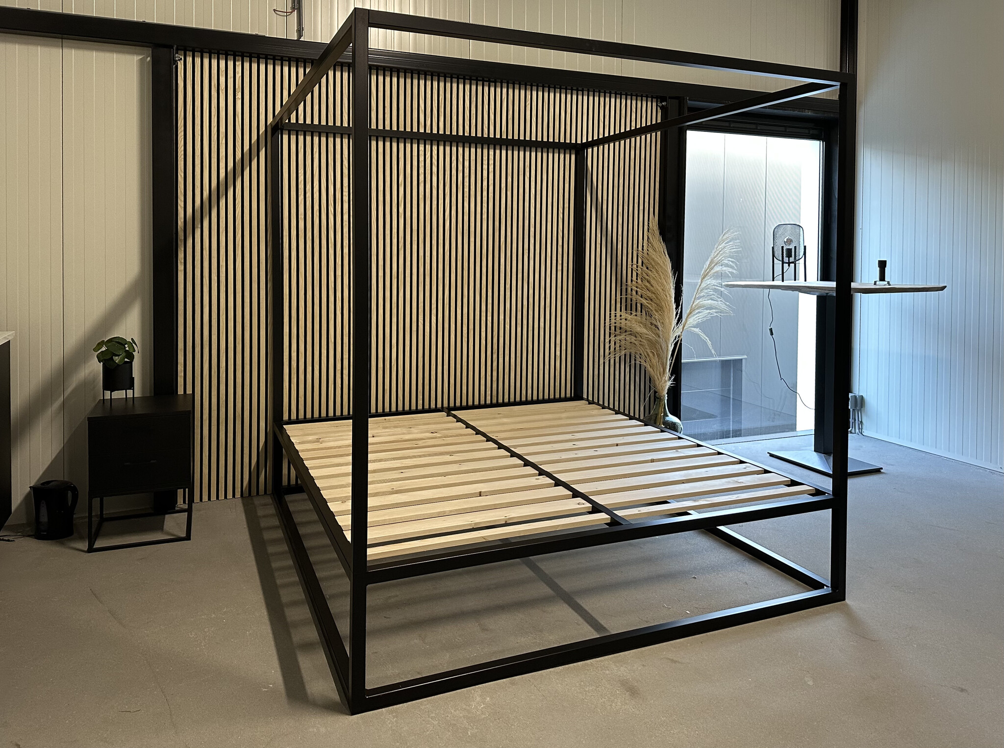Metalen hemelframe bed