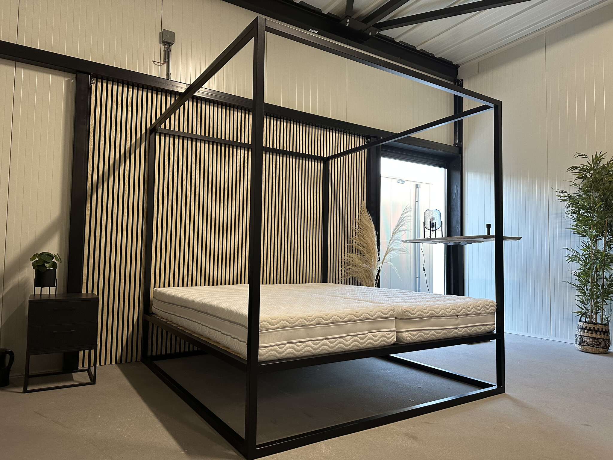 Metalen hemelframe bed
