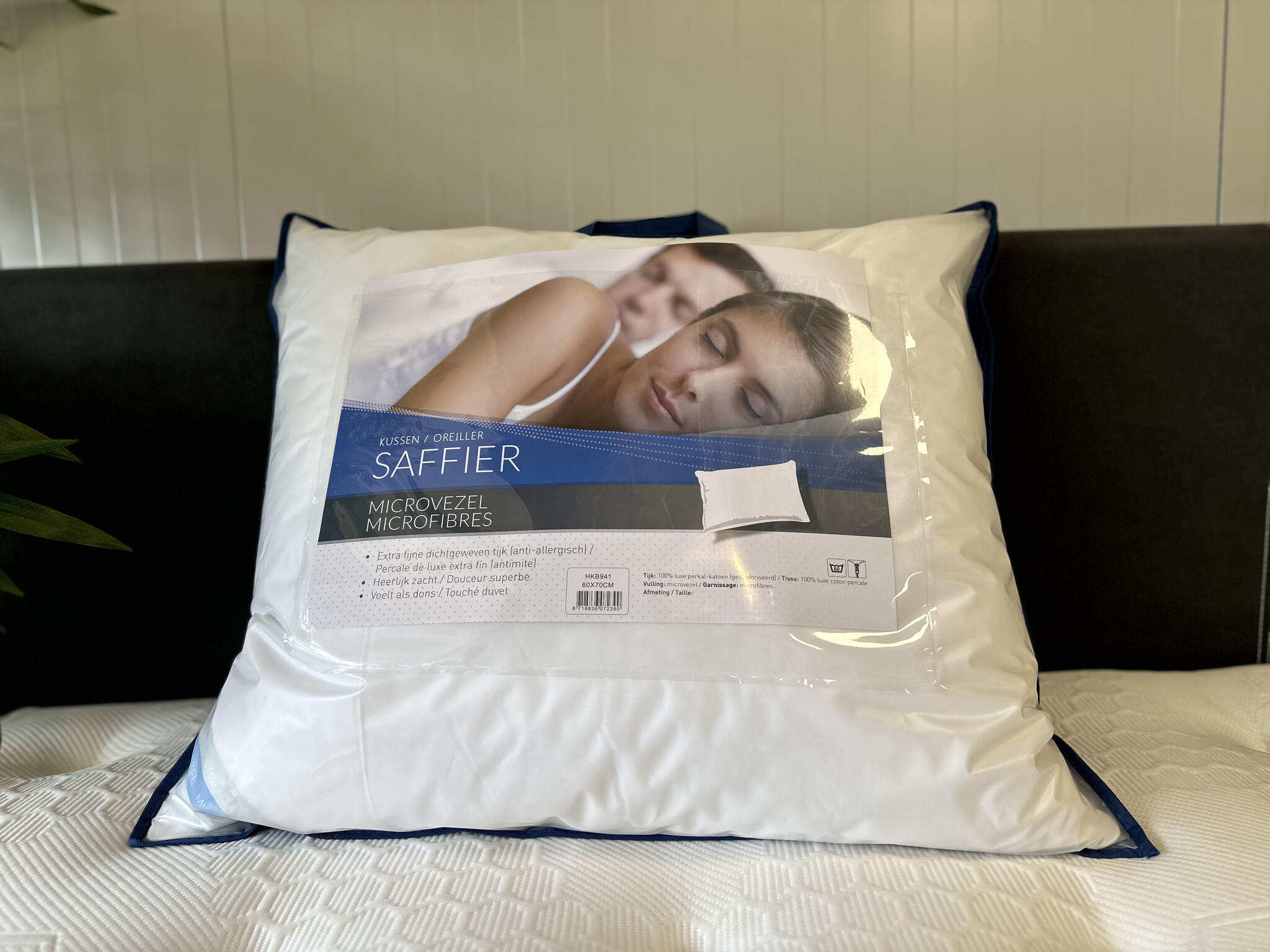 Hoofdkussen Saffier - micro vezel