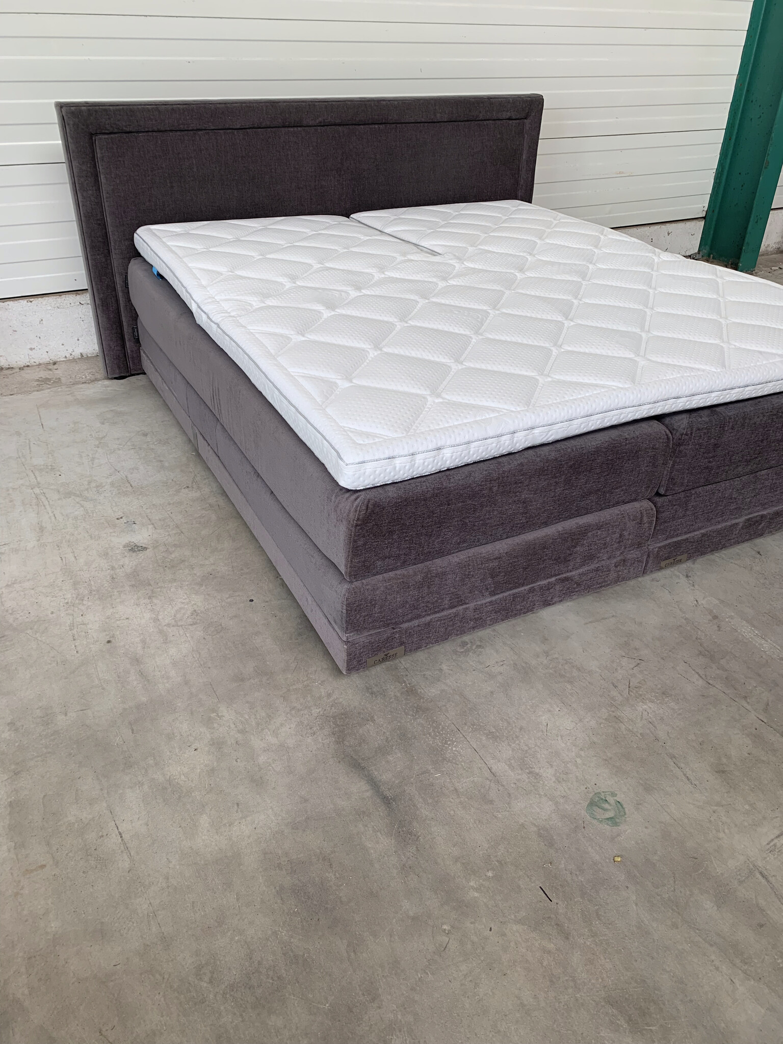 OUTLET | Elektrische Boxspring CARESSE | 180x200 | ANTRACIET