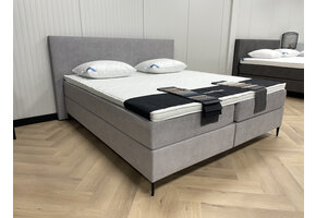 OUTLET | Velvet 200 | 180x200 | Lichtgrijs