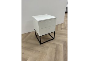 OUTLET | Nachtkast 2 laden | Wit