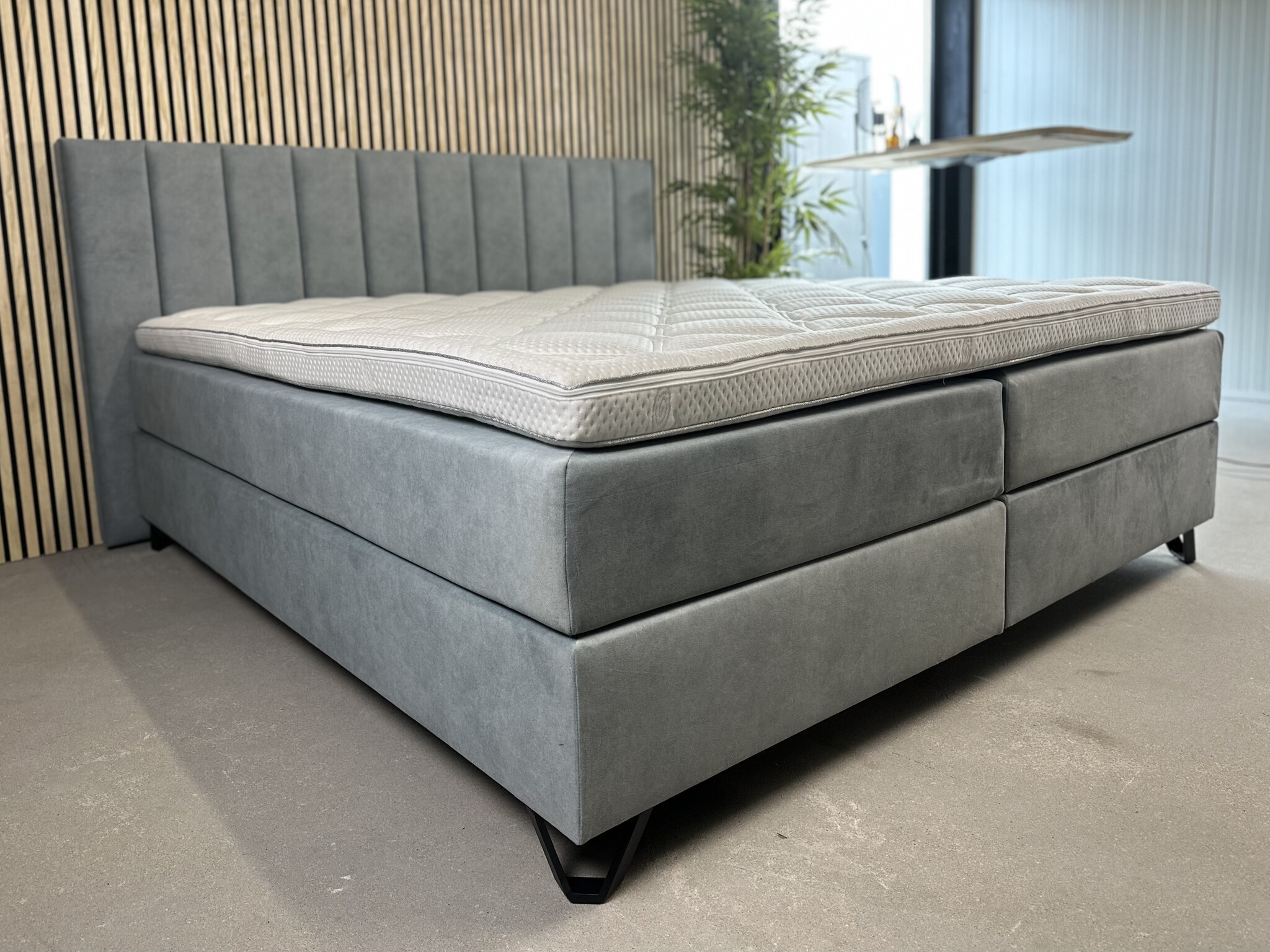 OUTLET | Riviera 200 180 x 200 Blauw Grijs