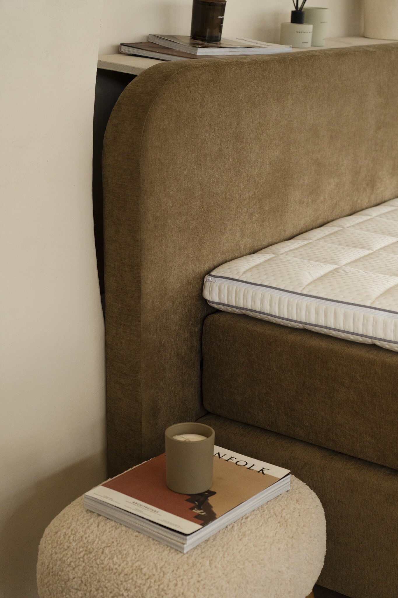 Boxspring Oase - Geveerde onderboxen