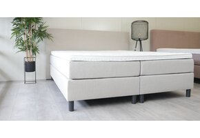 OUTLET | Classic 500 180 x 200 zandkleur | Geveerde onderboxen