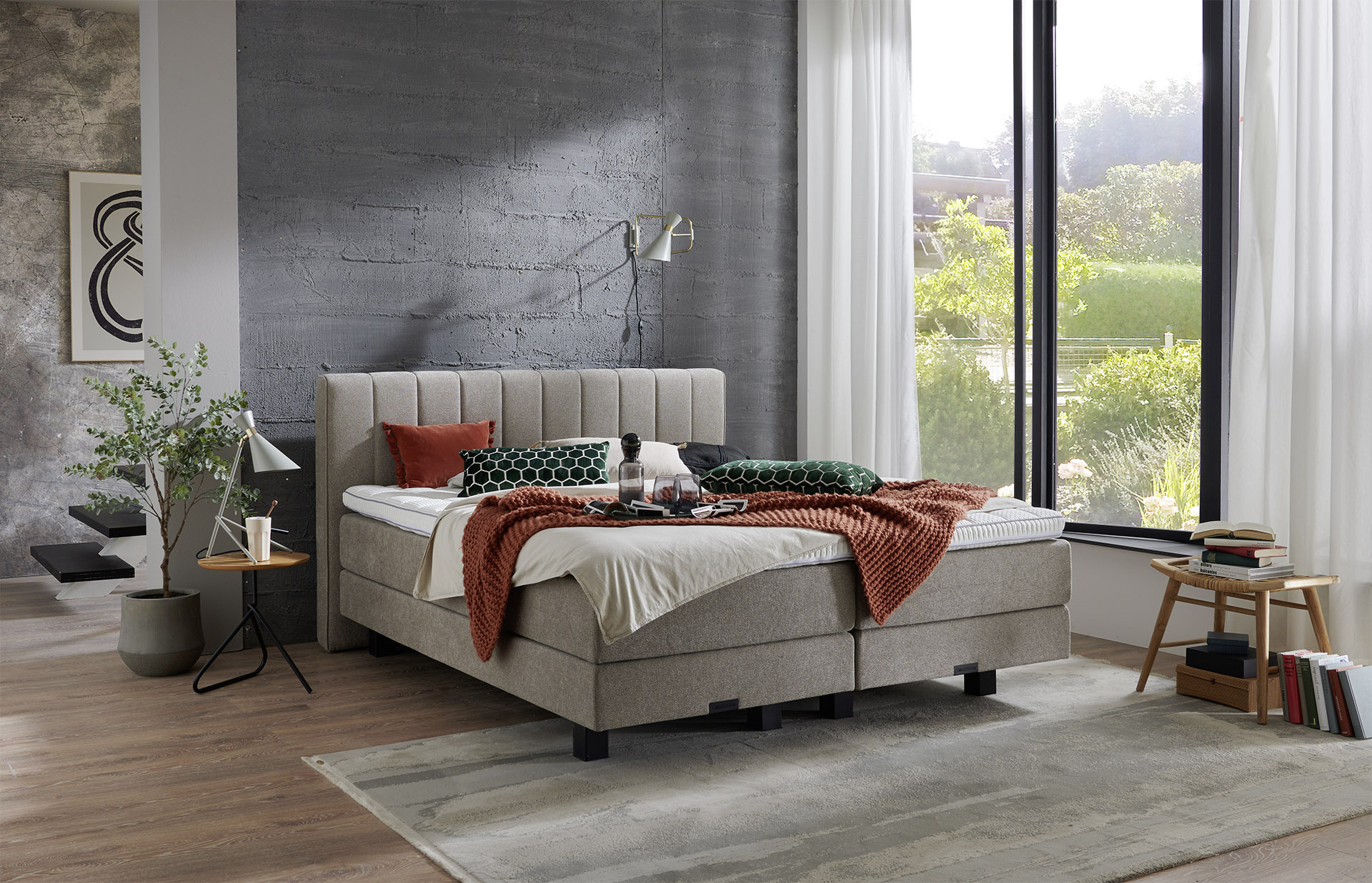 Boxspring Idaho - Geveerde onderboxen