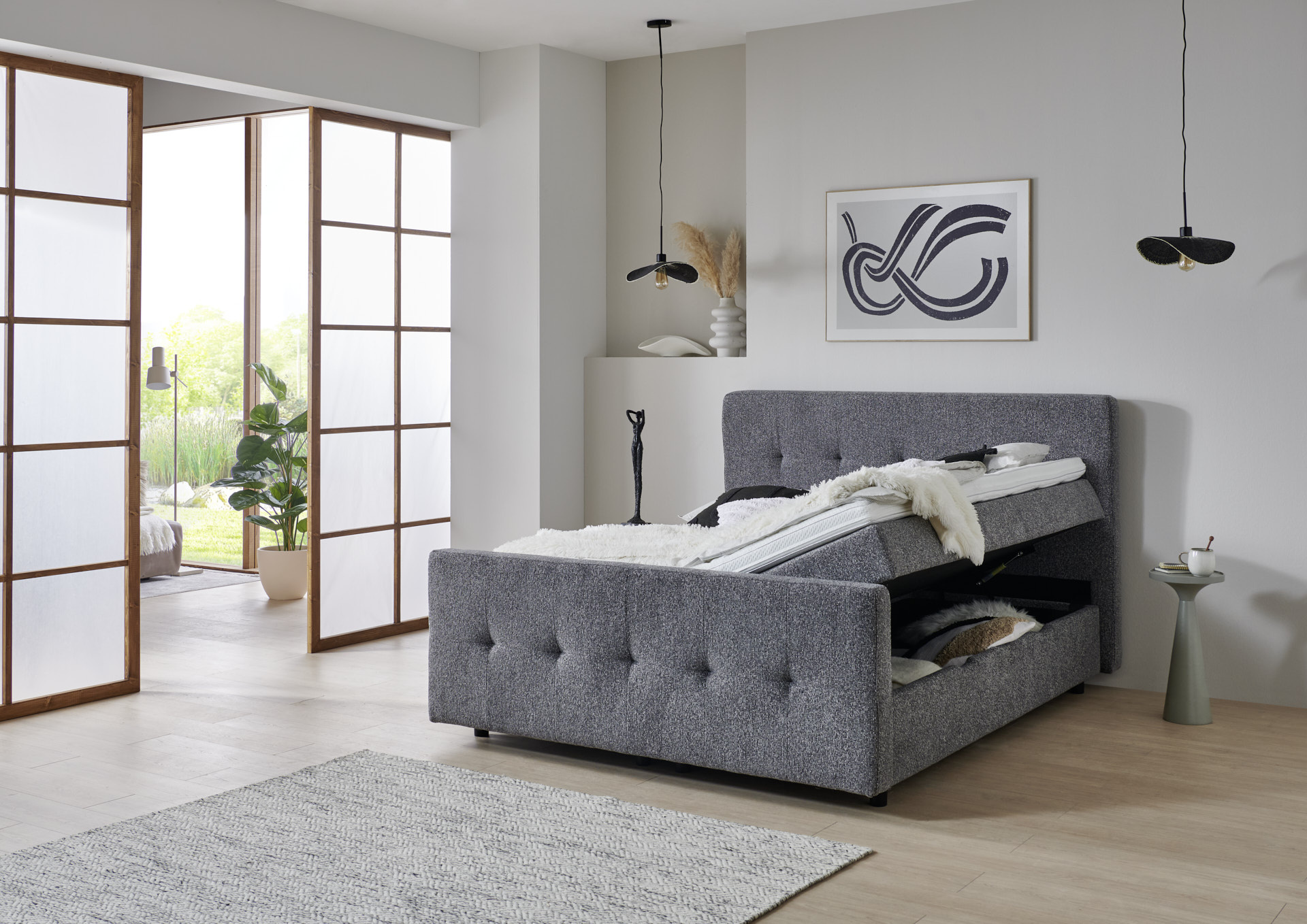 Opbergboxspring - Carolina