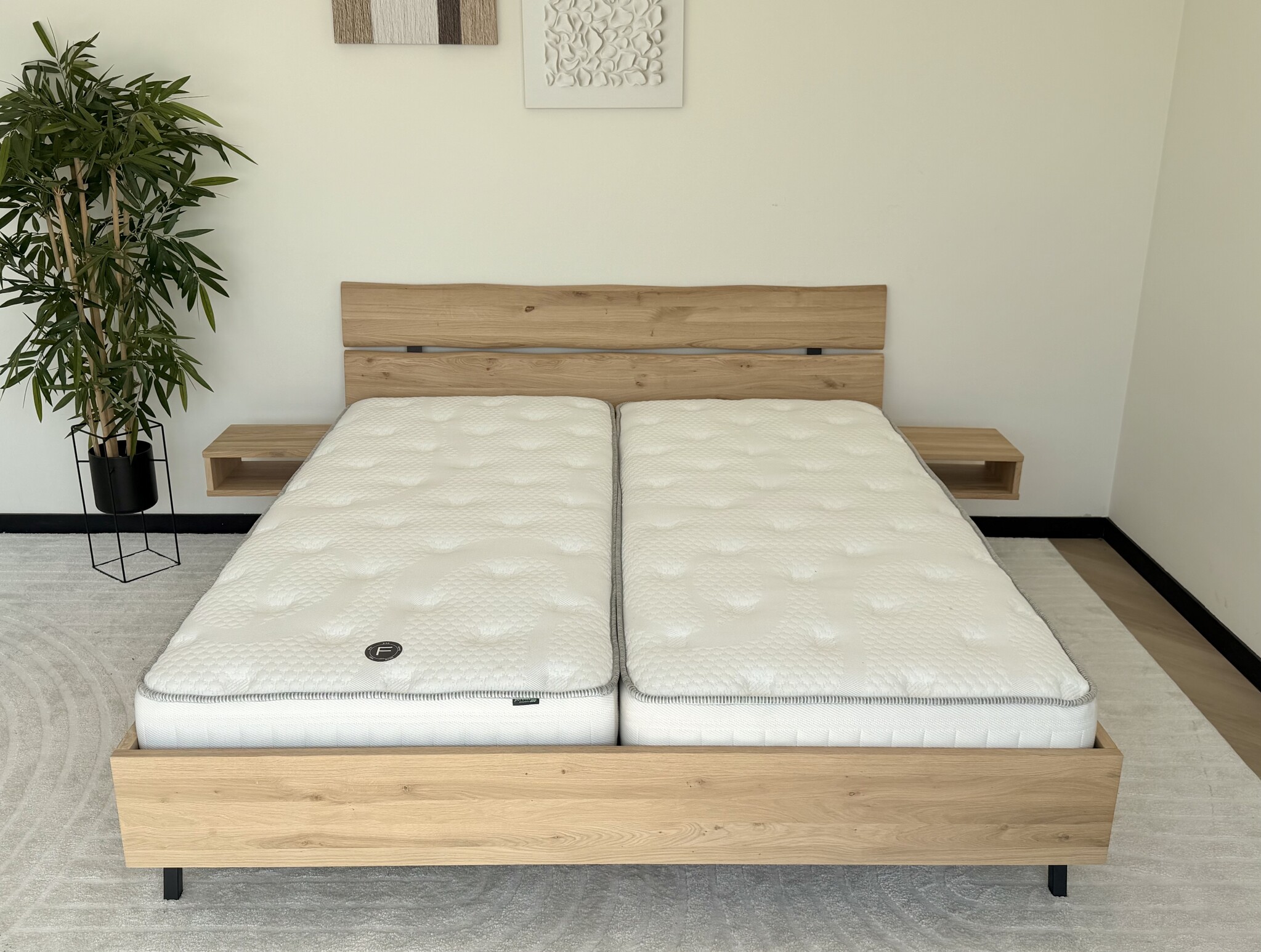 Eikenhout bed Rough