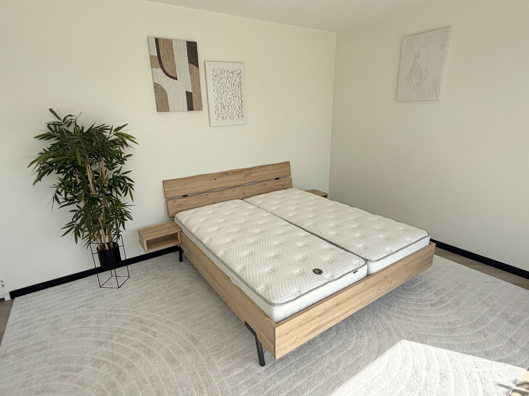 Eikenhout bed Rough