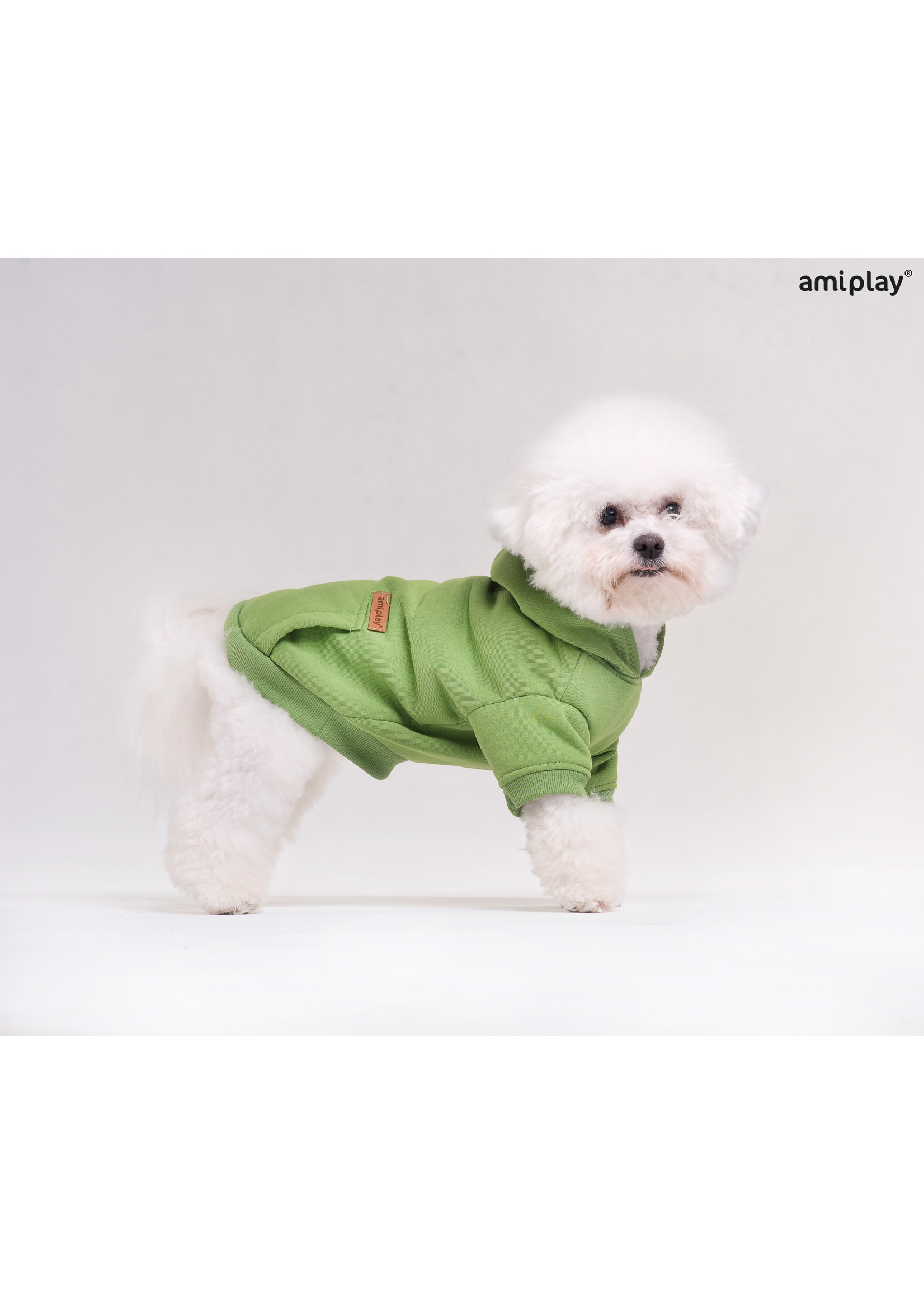 Amiplay Hoodie Texas groen 25cm