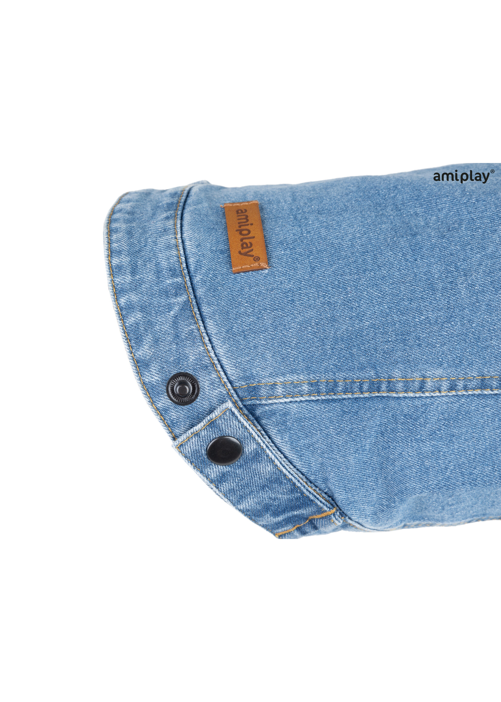 Amiplay Hoodie Denim blauw 40 cm