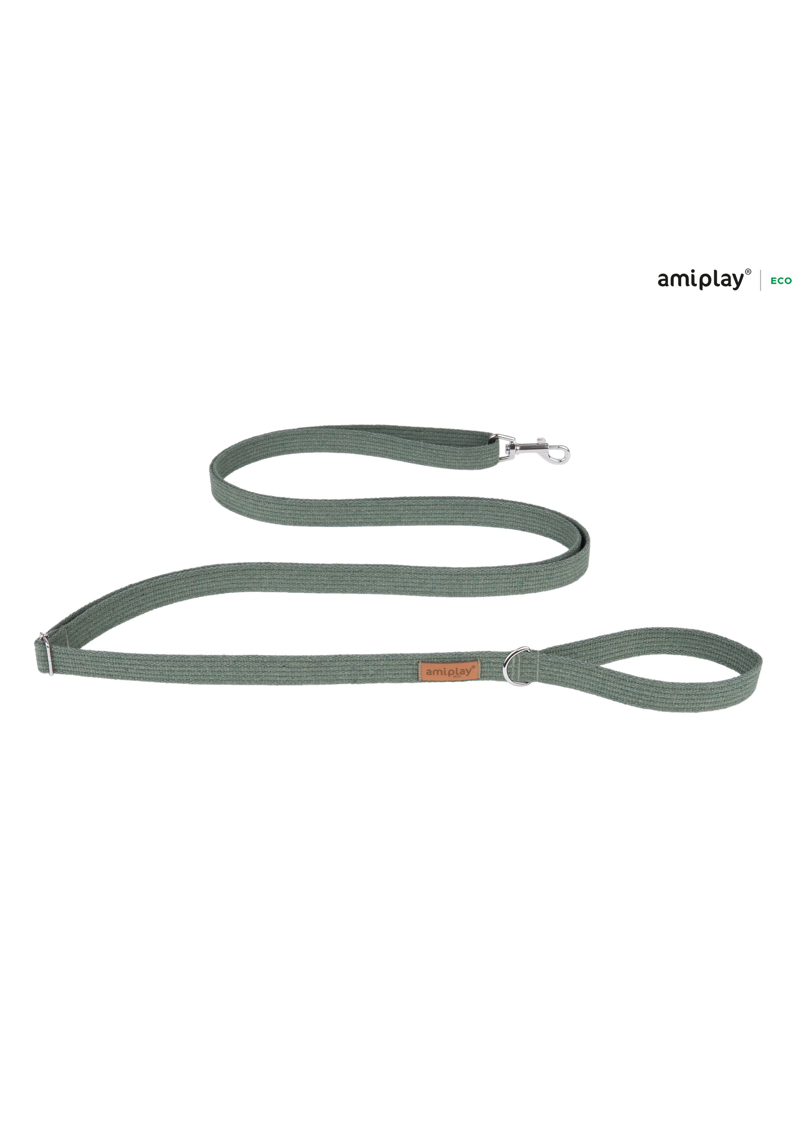 Amiplay Leiband verstelbaar Easy Fix Cotton khaki maat-XL / 160-300x3cm