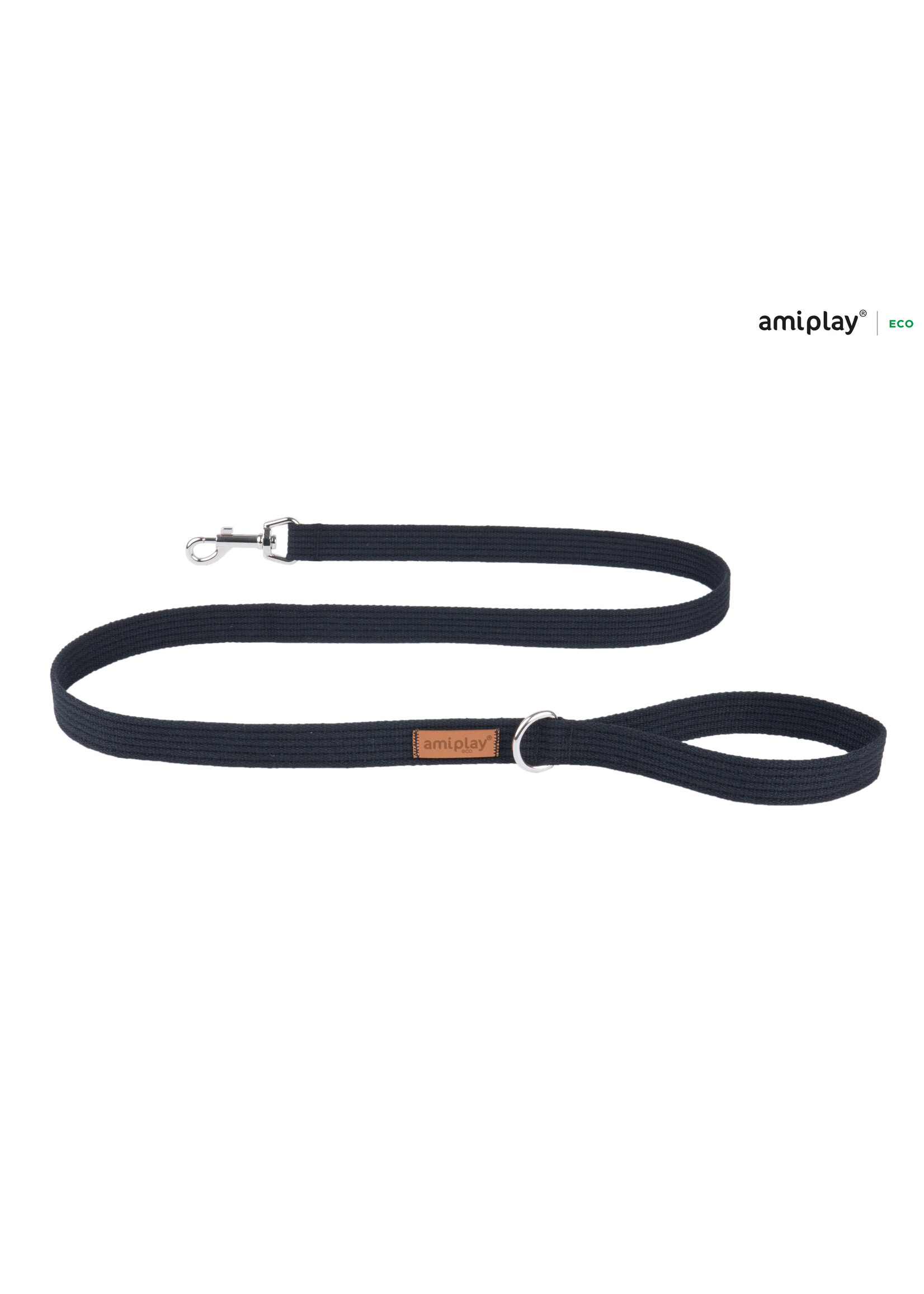 Amiplay Leiband Cotton zwart maat-M / 140x2cm