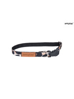 Amiplay Halsband verstelbaar Safari luipaard maat-M