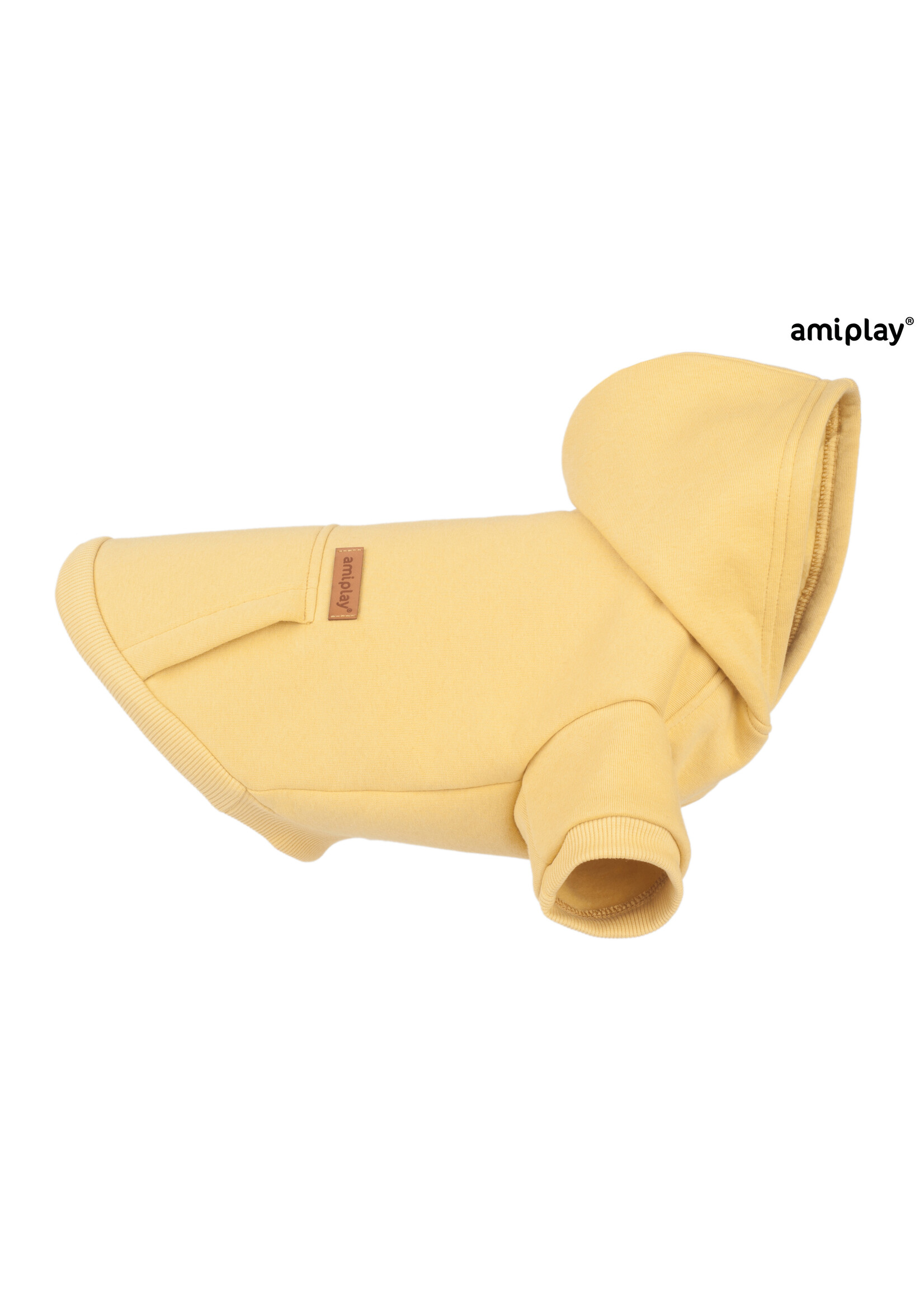 Amiplay Hoodie Texas geel 40cm