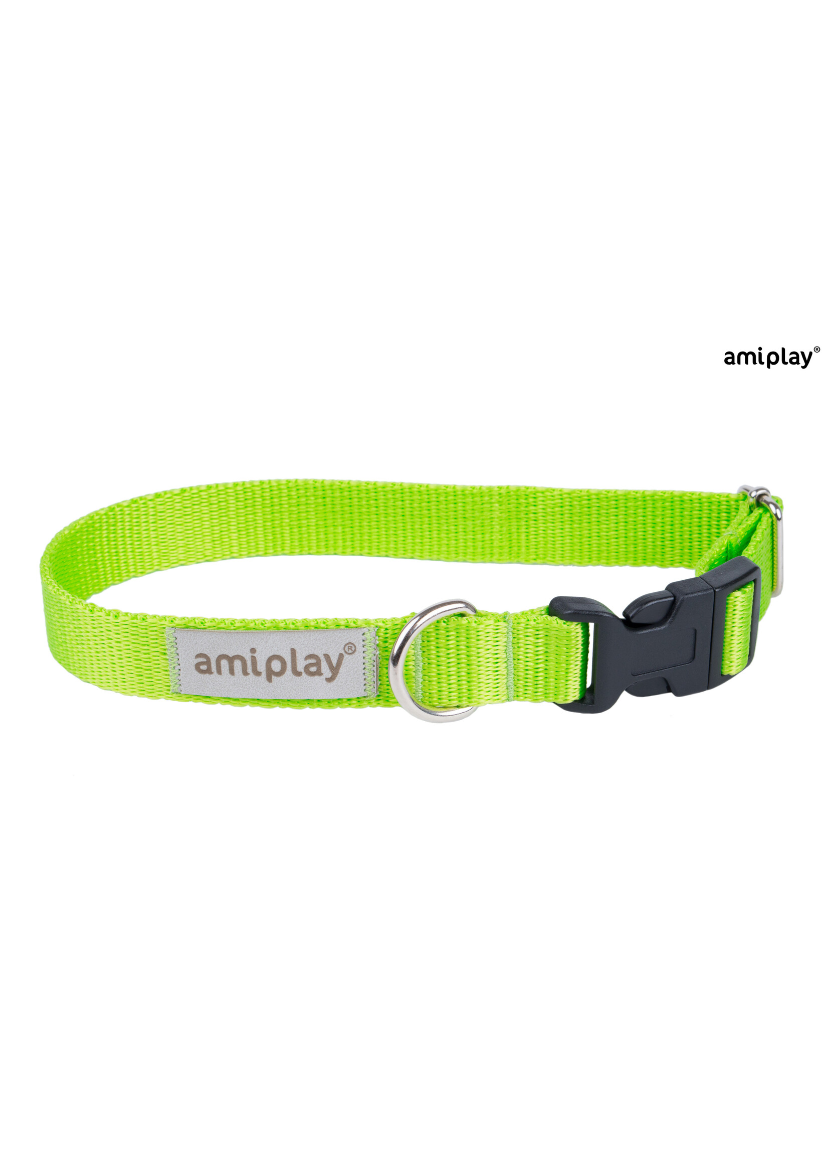 Amiplay Halsband verstelbaar Samba groen maat-L