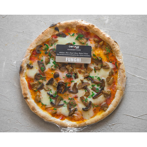 CHEF'S PLAY Pre-cooked Frozen Pizza Funghi 28 cm (Veg.)