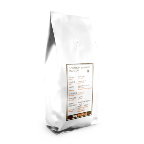 BONOMI Colombia Single Origin Coffee Beans 1KG BONOMI Colombia Single Origin Coffee Beans 1KG