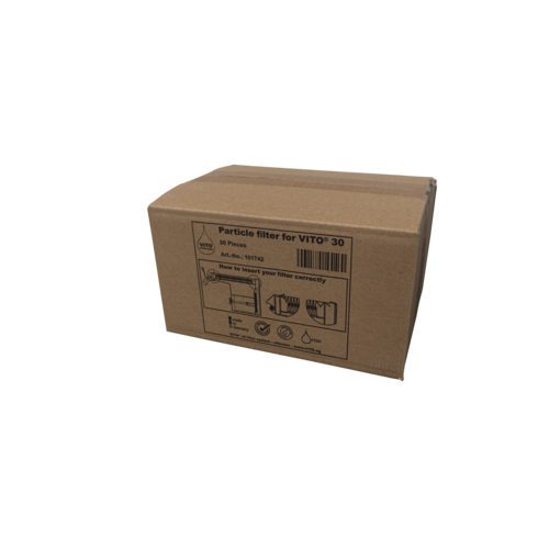 VITO Cellulose Particle Filter for V30: 1 Box (50 Pcs.)