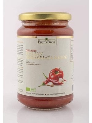 EARTH'S FINEST Organic Italian Arrabbiata Sauce 340 g-1 Case (6 Pack x 340 g)