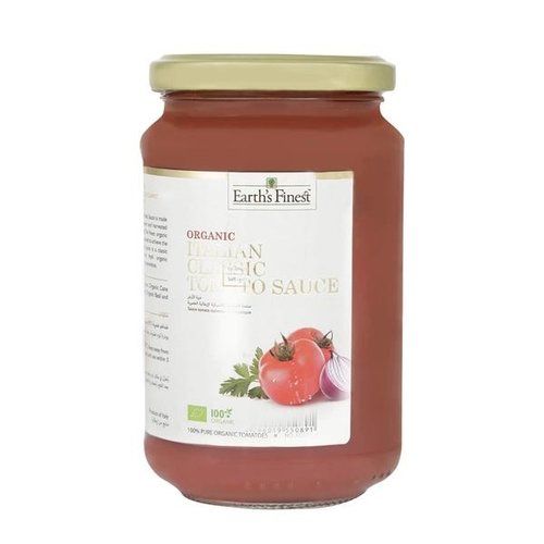 EARTH'S FINEST Organic Italian Classic Tomato Sauce 340 g - 6 bottles (340 g each)