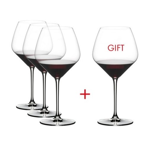 RIEDEL EXTREME PINOT NOIR PAY 3 GET 4 - (box of 4)