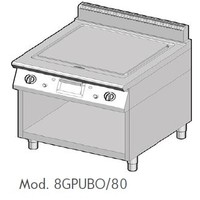 8GPUBO/80 - Gas Solid Top Range on Lower Section Open