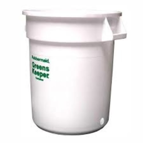 RUBBERMAID 2636- 32GL GreensKeeper Container, with Lid and Dolly