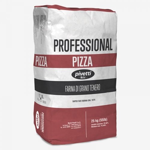 PIVETTI MOLINI Rossa Italian Professional Pizza Flour 25 KG