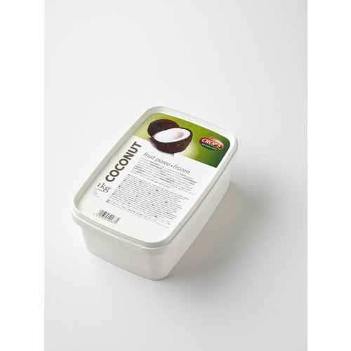 CROP'S Frozen Fruit Puree Coconut 100% Natural Fruit 1 KG CROP'S Frozen Fruit Puree Coconut 100% Natural Fruit 1 KG