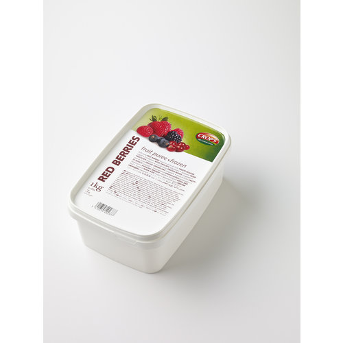 CROP'S Frozen Fruit Puree Red Berries 100% Natural Fruit 1 KG CROP'S Frozen Fruit Puree Red Berries 100% Natural Fruit 1 KG