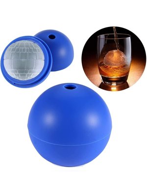 2 Piece Round Sphere Whisky Silicone Ice Molds