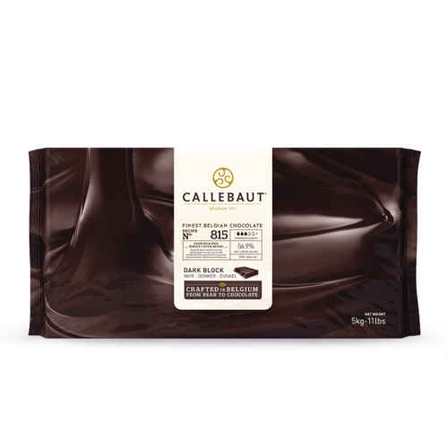 CALLEBAUT  Dark Chocolate 56.9%, 815 - 5kg Block (Belgium)