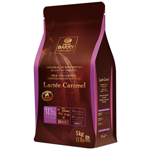 CACAO BARRY Milk Chocolate 31%, LACTEE CARAMEL - 5kg Coins (France) CACAO BARRY Milk Chocolate 31%, LACTEE CARAMEL - 5kg Coins (France)