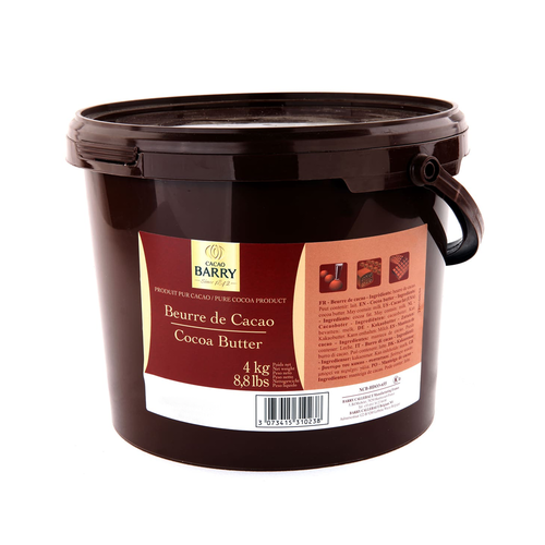 CACAO BARRY CACAO BUTTER - 4kg Bucket (France) CACAO BARRY CACAO BUTTER - 4kg Bucket (France)