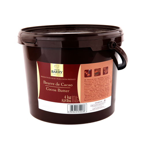 CACAO BARRY CACAO BUTTER - 4kg Bucket (France)