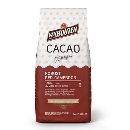 VAN HOUTEN 100% Cocoa 20-22%, ORIGIN CAMEROON - 1kg Bag (Sweden)