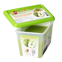 Frozen Fruit Puree GREEN APPLE GRANNY SMITH 10% added sugar - 1kg Tub (France)