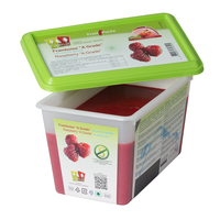 Frozen Fruit Puree RASPBERRY no added sugar - 1kg Tub (France)