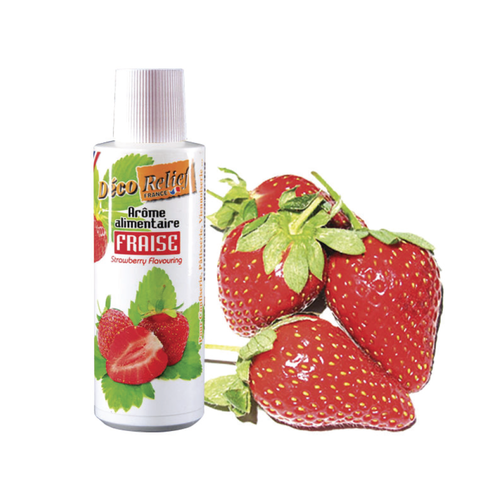 DECO RELIEF Concentrated Aroma STRAWBERRY - 125ml bottle  (France)