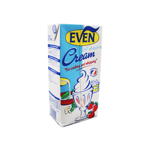 EVEN Fresh UHT Cream 35%, WHIPPING CREAM - 1L Box (France)