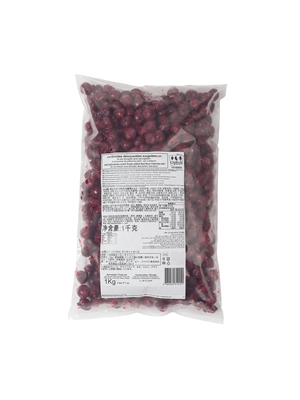 CAPFRUIT Individually Quick Frozen (IQF) Fruit RED SOURCHERRY - 1kg Bag (France)